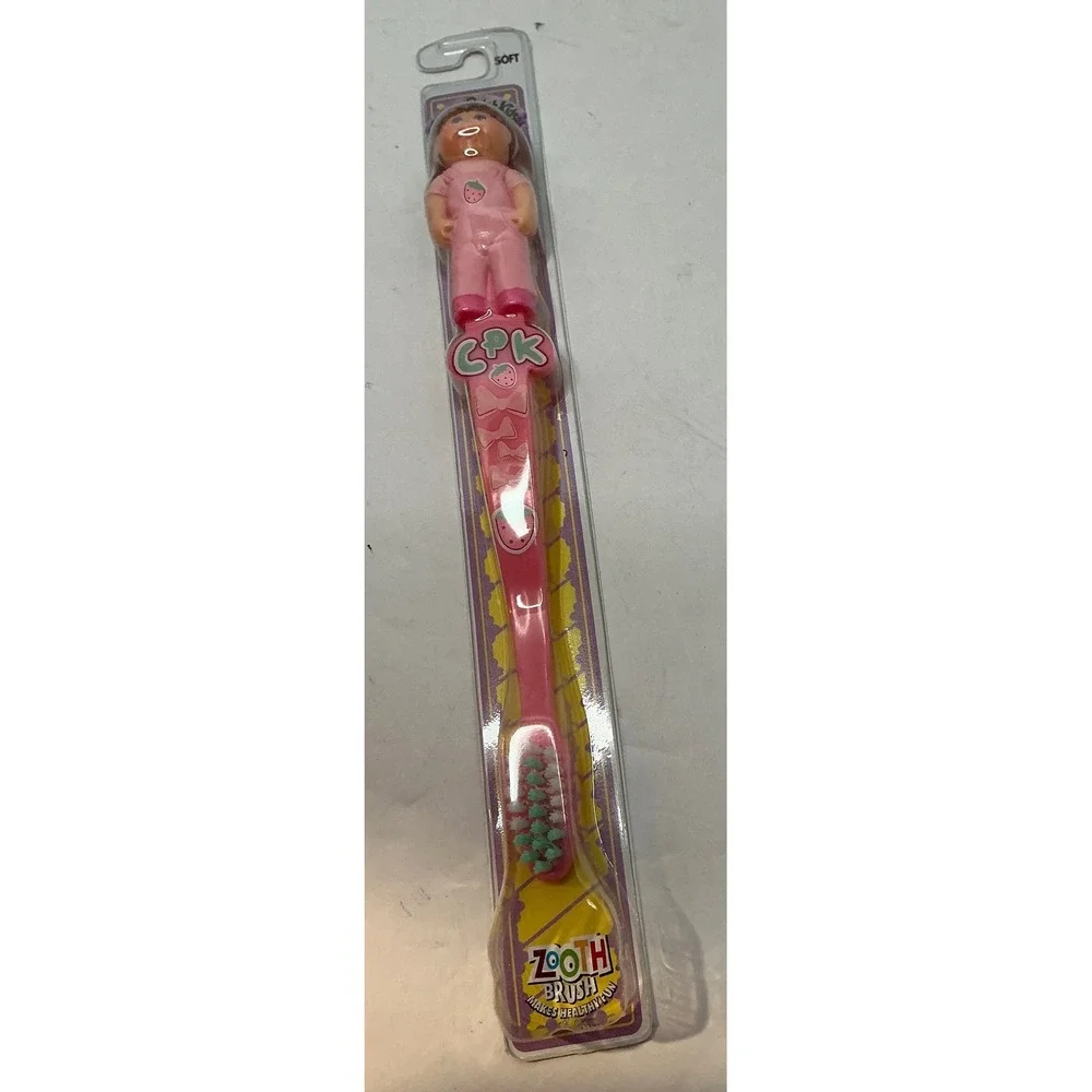 Cabbage‎ Patch Kids Vintage 2005 Zooth Toothbrush Set Character Handle Soft NWT